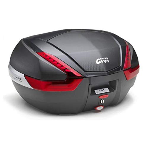 GIVI V47NN Tech Monokey - Carcasa rígida para Motocicleta con Aspecto de Carbono