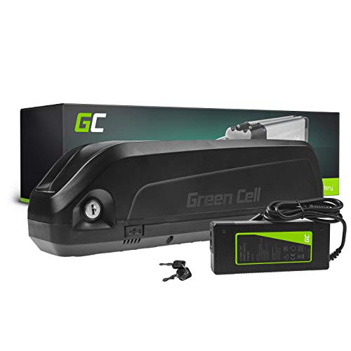 Green Cell GC® Bateria Bicicleta Electrica 48V 15Ah Down Tube Li-Ion E-Bike Batería y Cargador