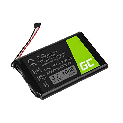 Green Cell ® KE37BE49D0DX3 361-00035-00 361-00035-03 Batería para navegación GPS Garmin Edge 800 810 Nuvi 1200 1205 1250 1260 2300 2360 2370 2405 2447 2455 2495 2545 2555 2595 2597 Li-Ion 1000mAh 3.7V