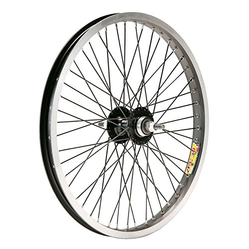 Gurpil 64236 Rueda, Trasero, BMX, 20 x 2.125, Carrete Aluminio, Eje 9.5-36