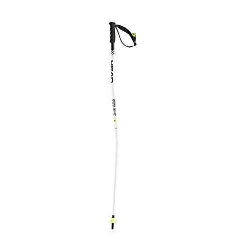 HEAD Worldcup SG - Bastones de esquí (120 cm), color blanco