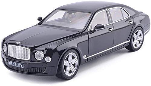 Heinside Modelo de coche de regalo modelo de coche, juguetes para niños para niños y niñas escala 1/18 Bentley Mulsanne modelo de aleación de coche fundido a presión