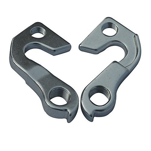 HZF universal mountain (highway) bicycle rear hook parts material: aluminum alloy #6 Silver