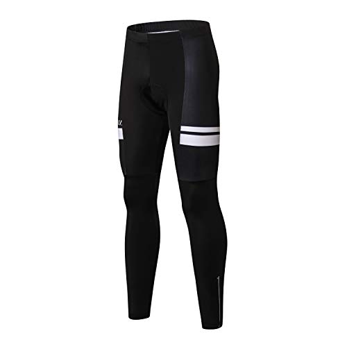 INBIKE Pantalones Largo de Ciclismo para Hombre con 3D Gel Acolchado Bicicleta MTB Ciclista(L)