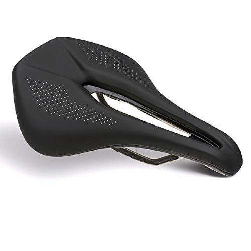 JUWHDS Sillín De Bicicleta, Asiento De Bici De Gel MTB Road Mountain Bike Power Racing Sillín TT Tri Triatlón Ciclismo PU Cojín De Asiento Suave Transpirable