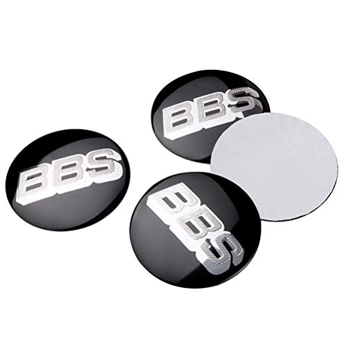 KDMB 4pcs 56mm Aluminio BBS Logo Car Wheel Center Caps Cover Emblem Hub Badge Sticker para BBS Rim Hubcap