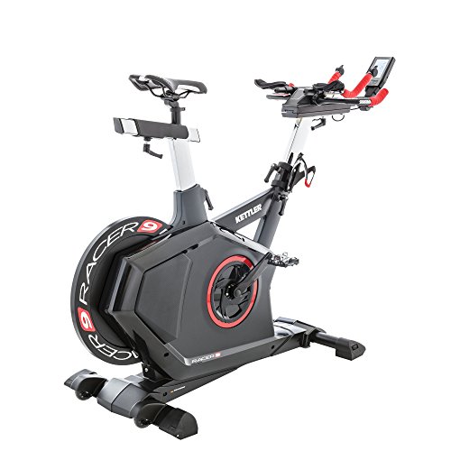 Kettler Racer 9 Spin Bicycle - Bicicletas estáticas (Spin Bicycle, 130 kg, Cinturón Pectoral, Horizontal, 133 mm, 53 mm)