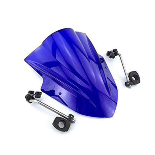 KKOYYRZ Motocicleta Moto Parabrisas de Parabrisas/Ajuste for Benelli BJ600 BN600I TNT600 BJ300 BJ250 BN BJ TNT 250 251 300 302 600 2010-2016 (Color : Blue)