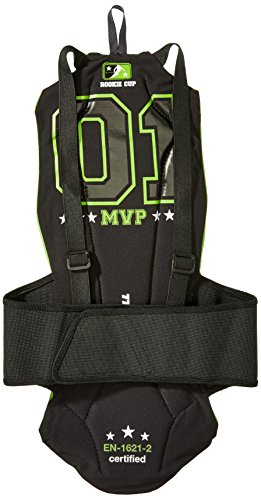 Komperdell Niños Stock Pack Rookie Protector, Negro/Verde, 6239 – 20, Protector Pack Rookie, Infantil, 6239-20, Negro/Verde, 140