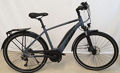 KTM Bicicleta eléctrica Macina Sport 9 A+4 Bosch 2019 (28 pulgadas para hombre, diamante 51 cm), color gris piedra mate/negro