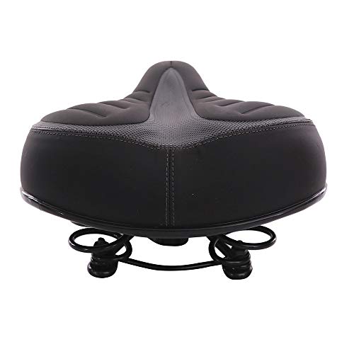 KUAQI Sillín de Bicicleta Asiento Bici, Asiento de Bicicleta Ajuste Sillín de Bicicleta Gel Cruiser Extra Sporty Soft Pad Asiento de sillín Soft Bicycle Saddle