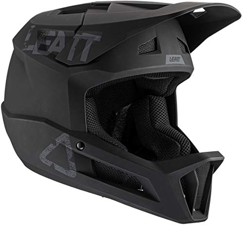 Leatt Casque MTB 1.0 DH Casco de Bici, Unisex Adulto, Negro, Large