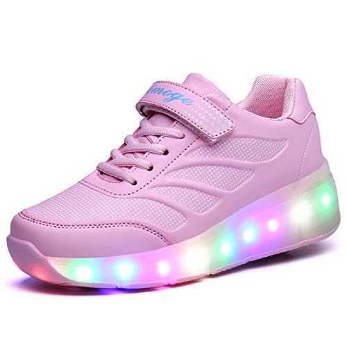 Led Luces Zapatos con Ruedas para Pequeños Niños y Niña Automática Calzado de Skateboarding Deportes de Exterior Patines en Línea Brillante Mutilsport Aire Libre y Deporte Gimnasia Running Zapatillas