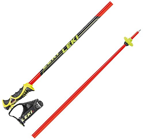 Leki Worldcup SL-TBS - Bastón de esquí Unisex, Unisex, Worldcop SL – TBS, Unisex, 636-6775, Neon Red, 120 cm