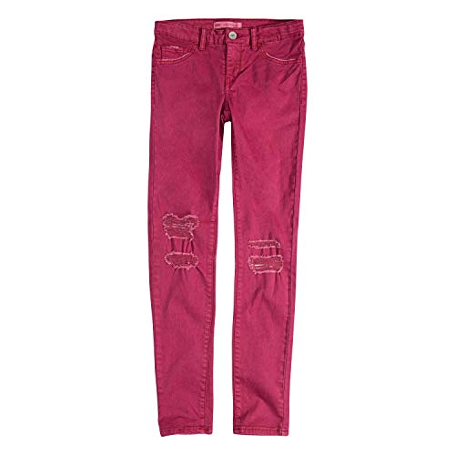 Levi's 710 Super Skinny Fit Jeans, Bet Rojo, W46 para Niñas