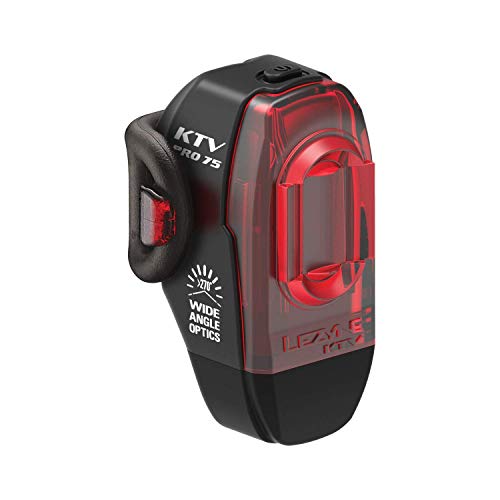 Lezyne Ktv Pro - Luz Trasera para Bicicleta o Bicicleta de montaña, Recargable por USB, Unisex, Color Negro, Talla única