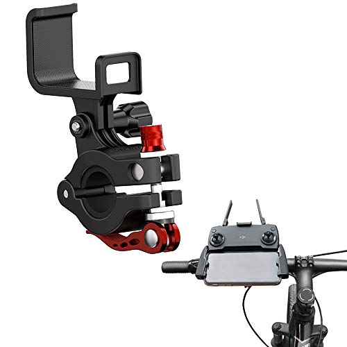 Linghuang Soporte de Montaje Soporte de Abrazadera de Bicicleta de Control Remoto para dji Mavic Mini / Mavic 2 / Mavic Pro / Mavic Air / Spark Kit de Montaje de Manillar de Bicicleta