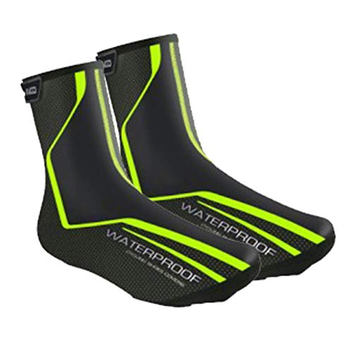 Lixada Cubrezapatillas Ciclismo Invierno Térmico Impermeable A Prueba de Viento Calzado de Ciclismo para MTB Bicicleta de Carretera