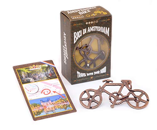 Logica Juegos Art. La Bici de Amsterdam - Dificultad 3/6 Difícil - Cast Puzzle - Serie de Viajeros