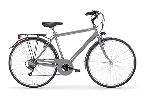 MBM Touring U TKK 28' Acc 6V, Bicicleta para Hombre, Gris Titanio A27, 50