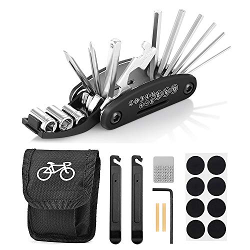 Migimi 16 en 1 Multifunción para Bicicletas, Herramientas para Bicicletas Ciclismo Herramientas, Kit de Herramientas para Bicicletas