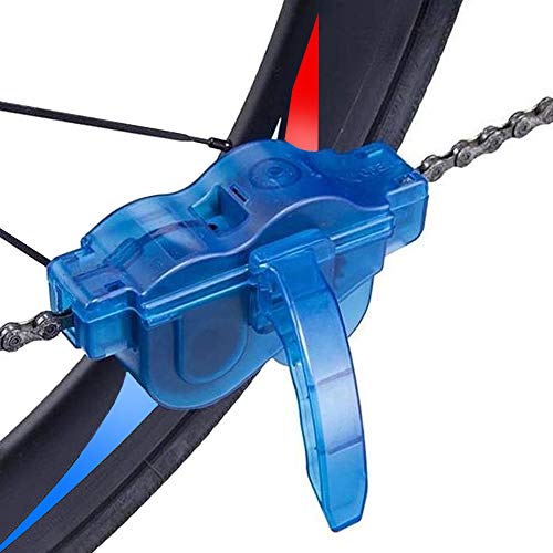 MMOBIEL Aparato de Limpieza (Limpiador) para Cadena de Bicicletas/Mountain Bikes con Cepillos Rotatorios.