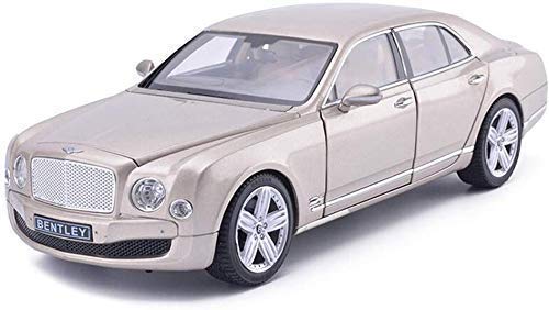 Modelo de auto Modelo de coche for niños, coches Juguetes for niños niñas 1/18 Escala Bentley Mulsanne aleación del coche modelo fundido a presión regalos en miniatura de interior Juegos al aire libre