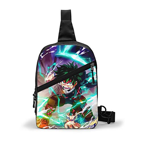 My Hero Academia Crossbody Bag Hombres Mujeres Unisex Para Gimnasio Entrenamientos Viajes Actividades Al Aire Libre Deportes Bolsa de Hombro