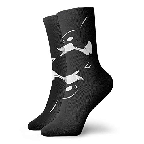 N / A Ocasionales Calcetines,Alto Rendimiento Sports Socks,Calcetines Deportivos,Orca Whale Control De Humedad Calcetines Para Correr Calcetines De Entrenamiento Transpirables Duraderos