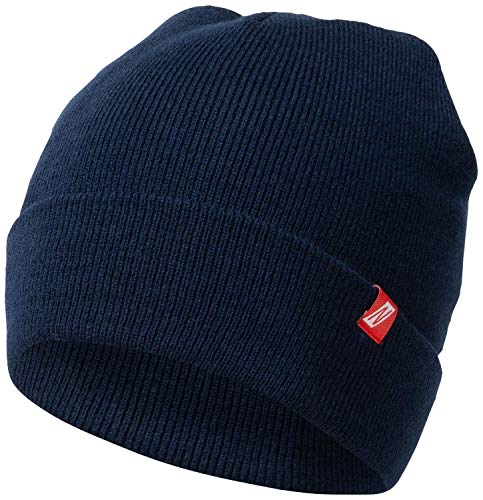 Nitras 730 - Gorro de punto de invierno para hombre y mujer, cálido azul Talla única