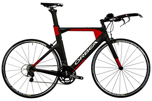 Orbea Ordu M35 – Bicicleta de triatlón – rojo/negro 2016 montaña triatlón, color negro, tamaño L (55.9 cm)