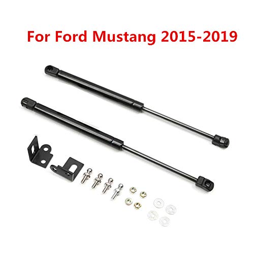 , para 2 uds, Cubierta de capó de Motor Delantero de Coche, Amortiguador de Resorte, puntales de Gas, Soportes de elevación, Varillas de Acero   , para Ford Mustang 2015-2019