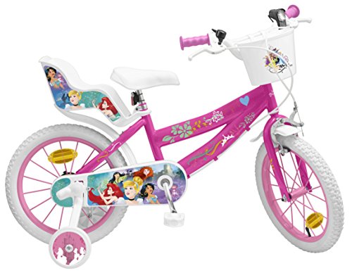 Pik&Roll Princesse - Bicicleta para niña (16 Pulgadas), Color Rosa