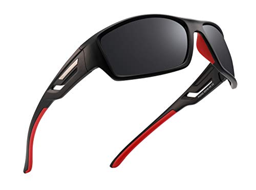 PUKCLAR Gafas de sol deportivas polarizadas para hombres y mujeres, correr, andar en bicicleta,protección UV400, categoría 3 CE