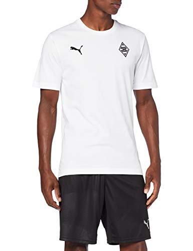 PUMA Bmg Badge Camiseta, Hombre, White, L