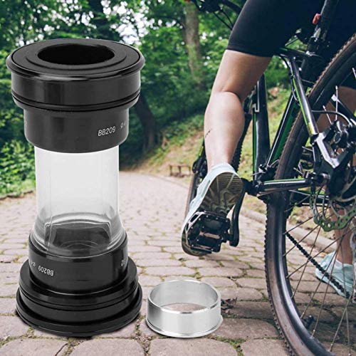 Pwshymi Pedalier de Bicicleta de Alta Durabilidad Pieza de cojinete de Bicicleta de Alta robustez para Entrenamiento de competición para Trail(Black)