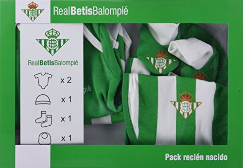 Real Betis Balompié Setbet Set para bebé, Verde/Blanco, Talla Única