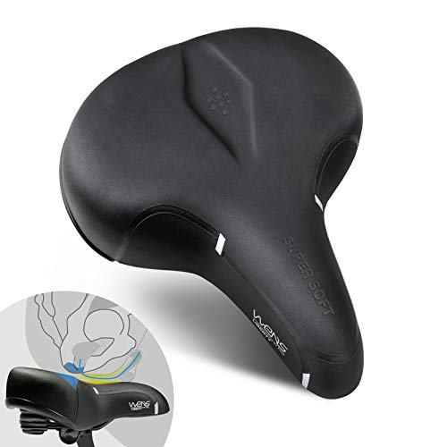 Selle Esse Wens Liberty - Sillín de bicicleta unisex para hombre y mujer con cómodo elastómero