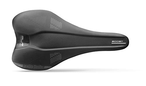 Selle Italia - Sillìn Bicicleta de Carretera SLR Boost TM, Rail Manganese Tubo Ø7, Sillìn Corto Road Perfomance Soft-tek, Comfort