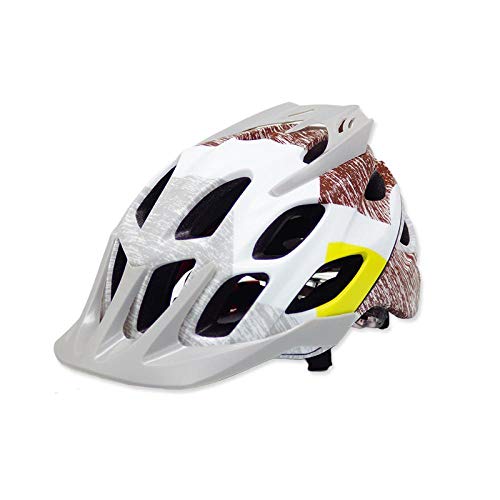 SFBBBO asco Bicicleta Casco de Bicicleta 2020 Nuevo PC + Material EPS Integrado Ultraligero Bicicleta de montaña Casco de Bicicleta de Carretera Sombrero de Seguridad para Bicicleta M Gary-Blanco