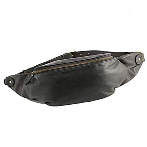 SH-bag Bolso de Bandolera para Hombres, Bolsas de Mensajero, Bolsa de Lona Vintage Antirrobo Resistente al Agua para Viajes universitarios, Negro