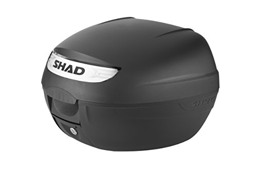 SHAD D0B26100 SH-26 Baul para motocycletas, Negro