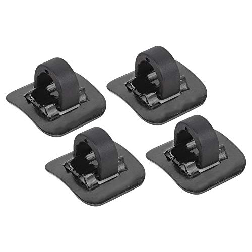 SolUptanisu Guías de Cable de Bicicleta, 4 Pcs Clip de Cable de Freno de Bicicleta Abrazadera de Adaptador de C Hebilla Cable Tubo Guid para Bicicleta de Carretera de Montaña(Negro)