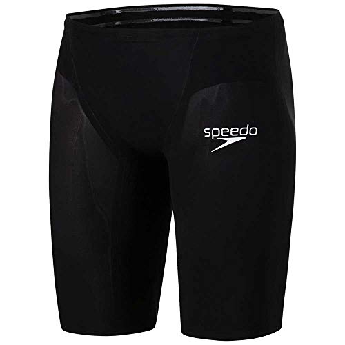 Speedo Fastskin LZR Pure Valor High Waisted Jammer Am Bañador De Competición, Hombre, Black/White, 22