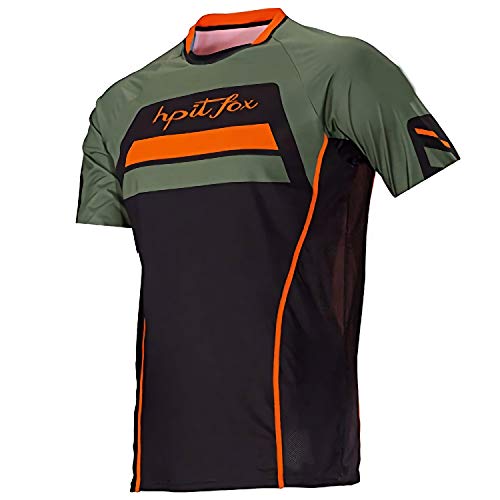 SuppliesZHY Jersey de la Bici de la Suciedad, Camisetas de Descenso, Camisetas de la Bici de montaña MTB, Camiseta de la Motocicleta Offroad Dh, Ropa Deportiva del Motocross, Bicicleta Fxr XL