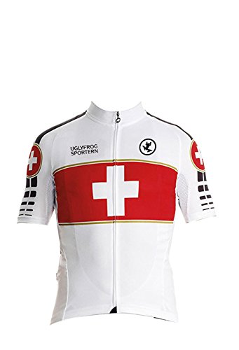 Uglyfrog 2018-2019 Clásica Manga Corta Maillot Ciclismo Hombres Jersey Mangas Cortas de Ropa Transpirable para Deportes al Aire Libre Ciclo Bicicleta