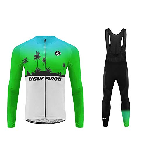 Uglyfrog CXHB08 - Maillot de ciclismo para hombre, de manga larga, para bicicleta de carretera, ideal para invierno, Hombre, color Color 24, tamaño Size XX-Large