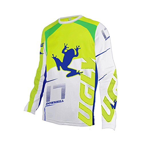 Uglyfrog Hombres Motocross/MTB/Bike/Downhill Jersey Transpirable Shirt Diseños Especiales Ciclismo Maillots V-Cuello o Cuello Redondo