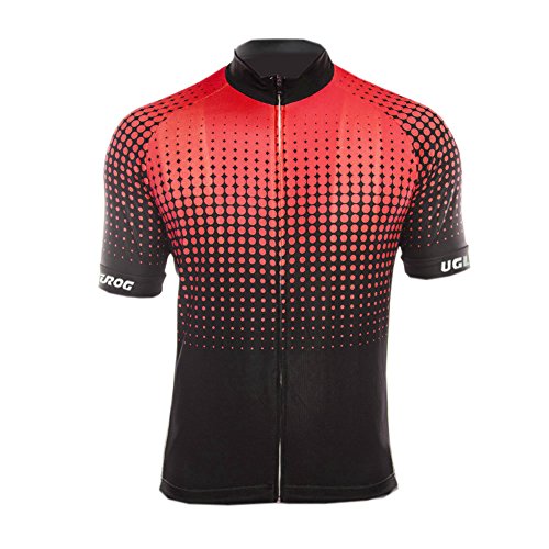 Uglyfrog Maillot Ciclismo Verano Manga Corta Hombre Transpirable Elástico y De Secado Rápido, Camiseta MTB Profesional con Corte Slim para Bicicleta De Montaña Carretera