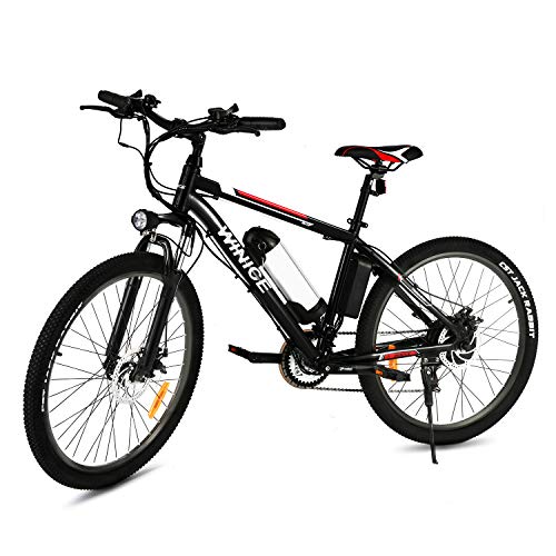 VIVI Bicicleta eléctrica de montaña 26 Pulgadas, Motor de 350 W, 36 V, 8Ah, batería extraíble, Bicicleta eléctrica para Adultos. (Baterías de hervidor 26)